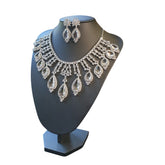 Stunning Clear Stones Necklace Set